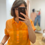 Blouse Solange - Orange - C'EST BEAU LA VIE