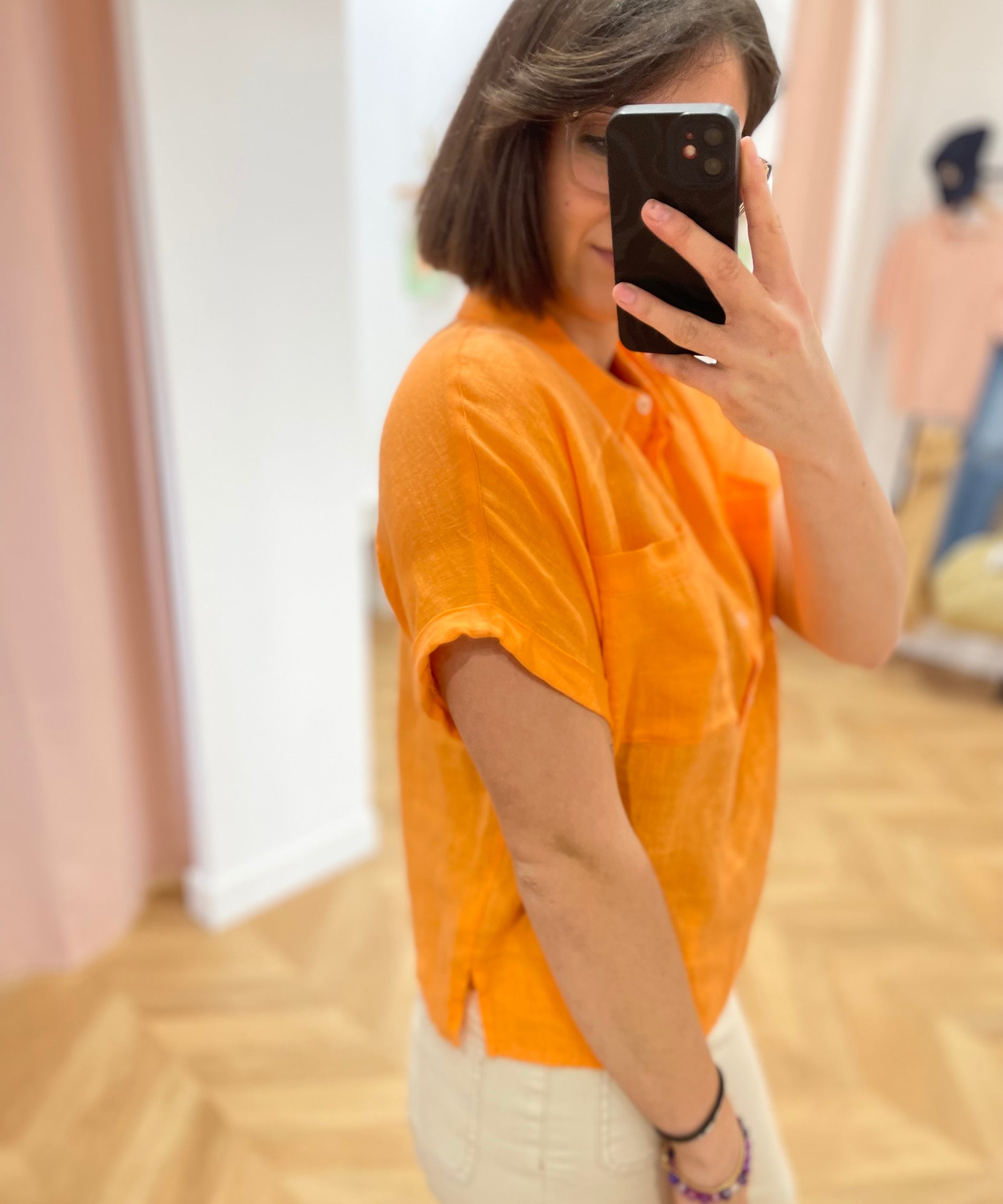 Blouse Solange - Orange - C'EST BEAU LA VIE