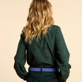 Blouse brodée - Vert nuit - I.Code