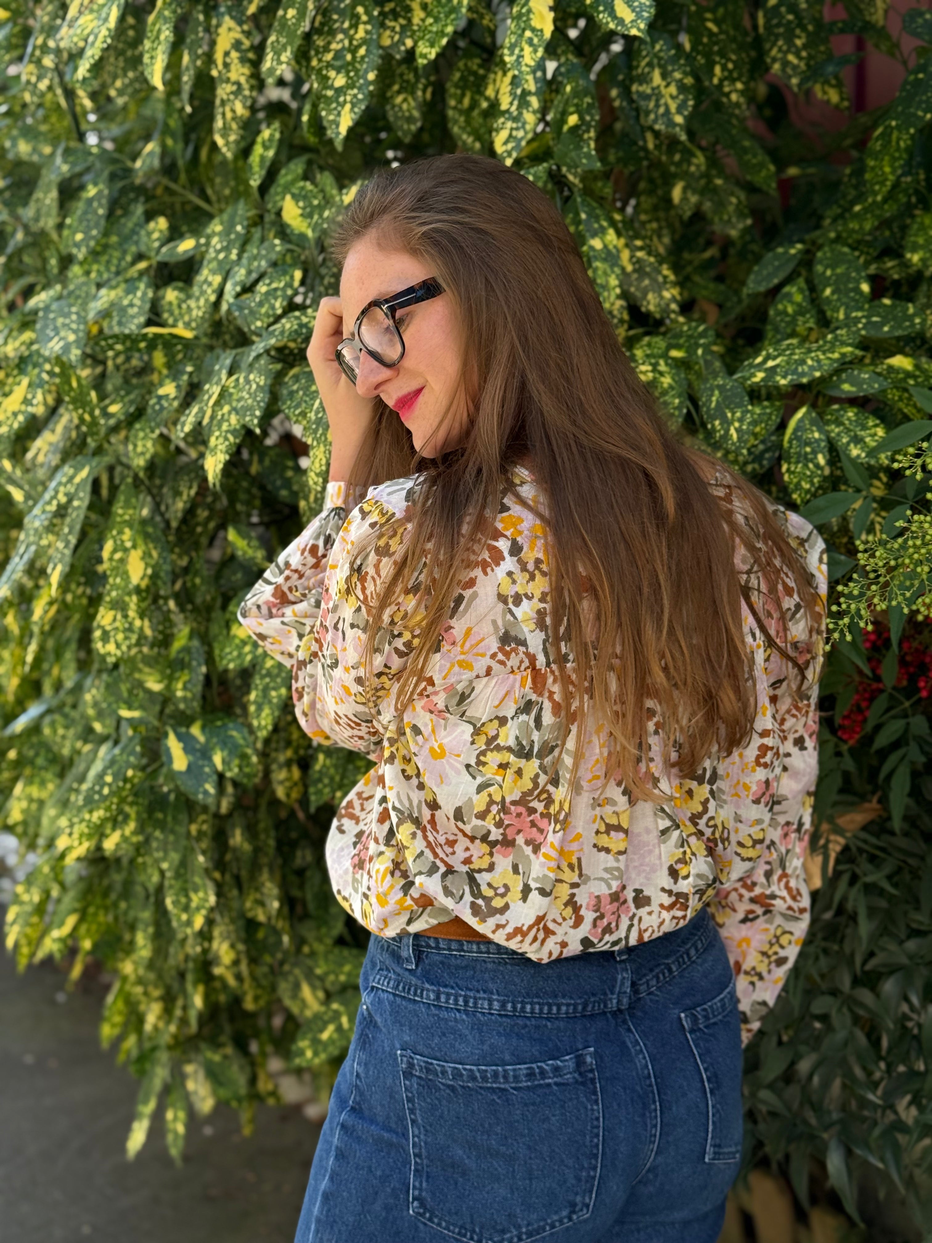 blouse fleurie roxane des petits hauts dos