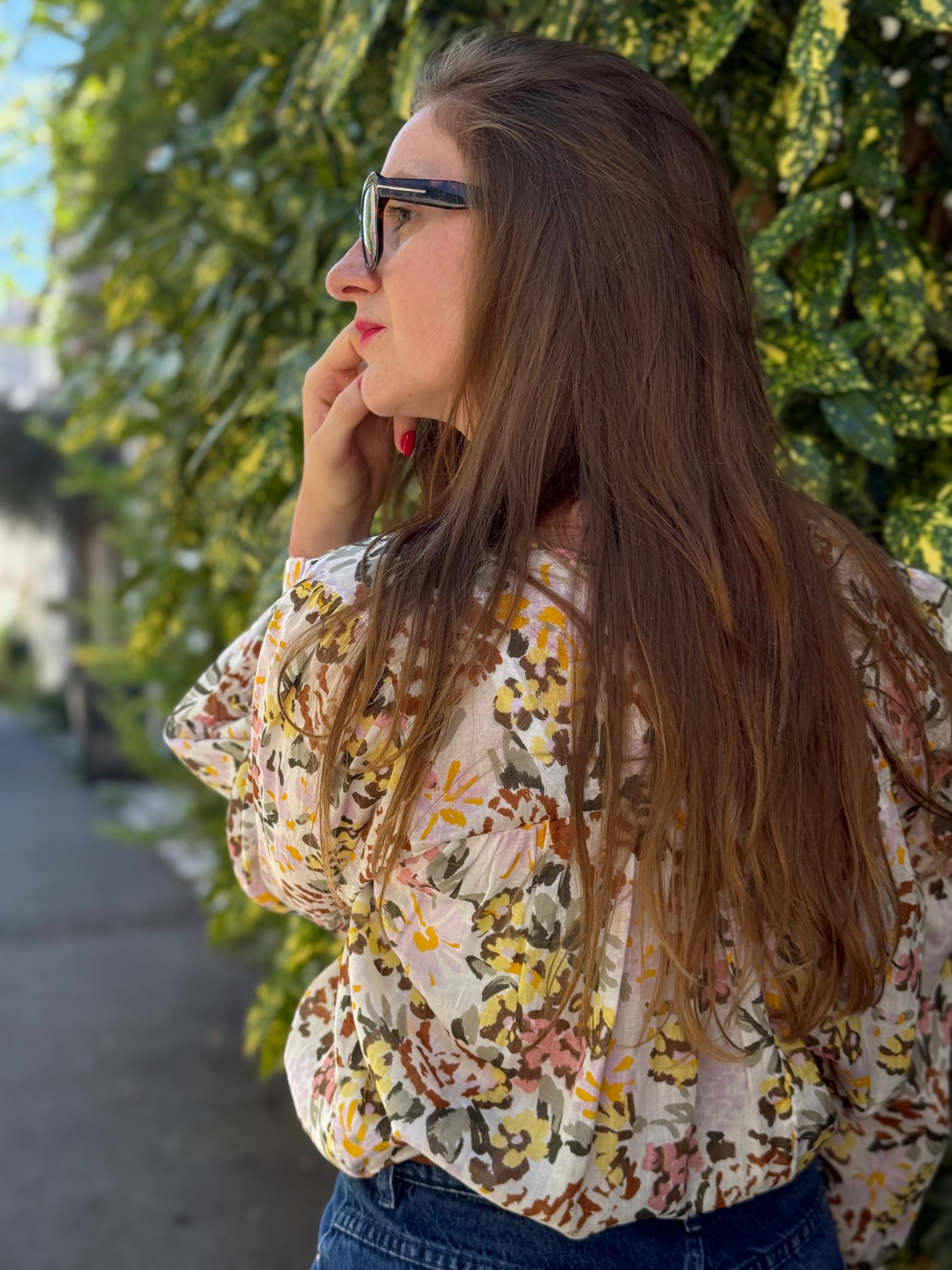 blouse fleurie roxane des petits hauts dos