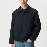 Blouson court aviateur col sherpa Cargo - Marine - IKKS MEN