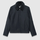 Blouson court aviateur col sherpa Cargo - Marine - IKKS MEN
