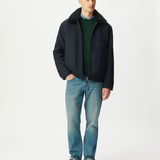 Blouson court aviateur col sherpa Cargo - Marine - IKKS MEN