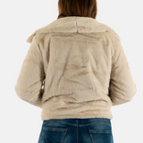 Blouson en fausse fourrure Yttiss - Beige clair - SUN VALLEY FEMME
