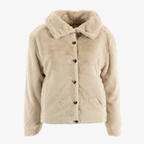 Blouson en fausse fourrure Yttiss - Beige clair - SUN VALLEY FEMME
