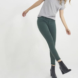Jegging vert 7/8 ème femme VERT SAPIN ikks