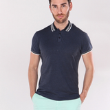 Polo manches courtes Bohm - Marine Foncé - Sun Valley homme