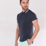 Polo manches courtes Bohm - Marine Foncé - Sun Valley homme