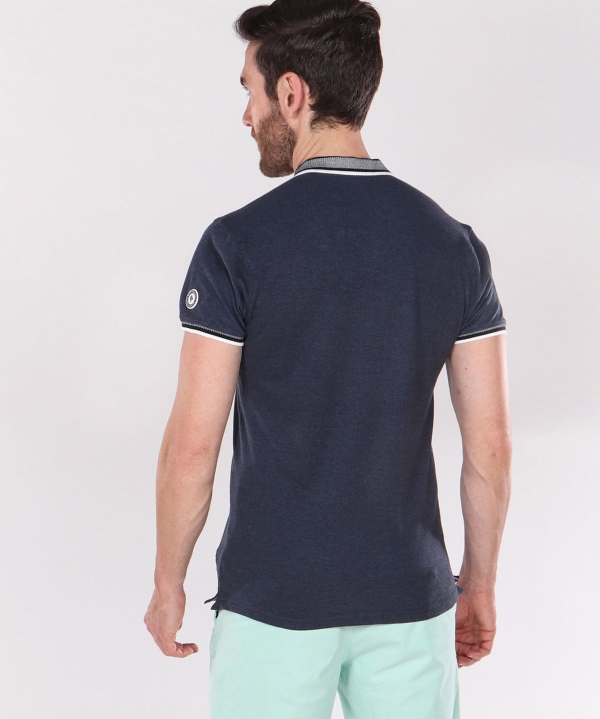 Polo manches courtes Bohm - Marine Foncé - Sun Valley homme