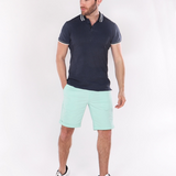 Polo manches courtes Bohm - Marine Foncé - Sun Valley homme