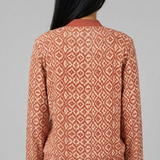 Bombers imprimé Yann - Argile rouge - SUN VALLEY FEMME