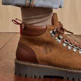 Boots femme en cuir Hawthorn - Camel - FAGUO FEMME