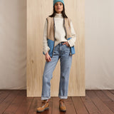 Boots femme en cuir Hawthorn - Camel - FAGUO FEMME