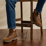Boots homme en cuir Hawthorn - Camel - FAGUO HOMME