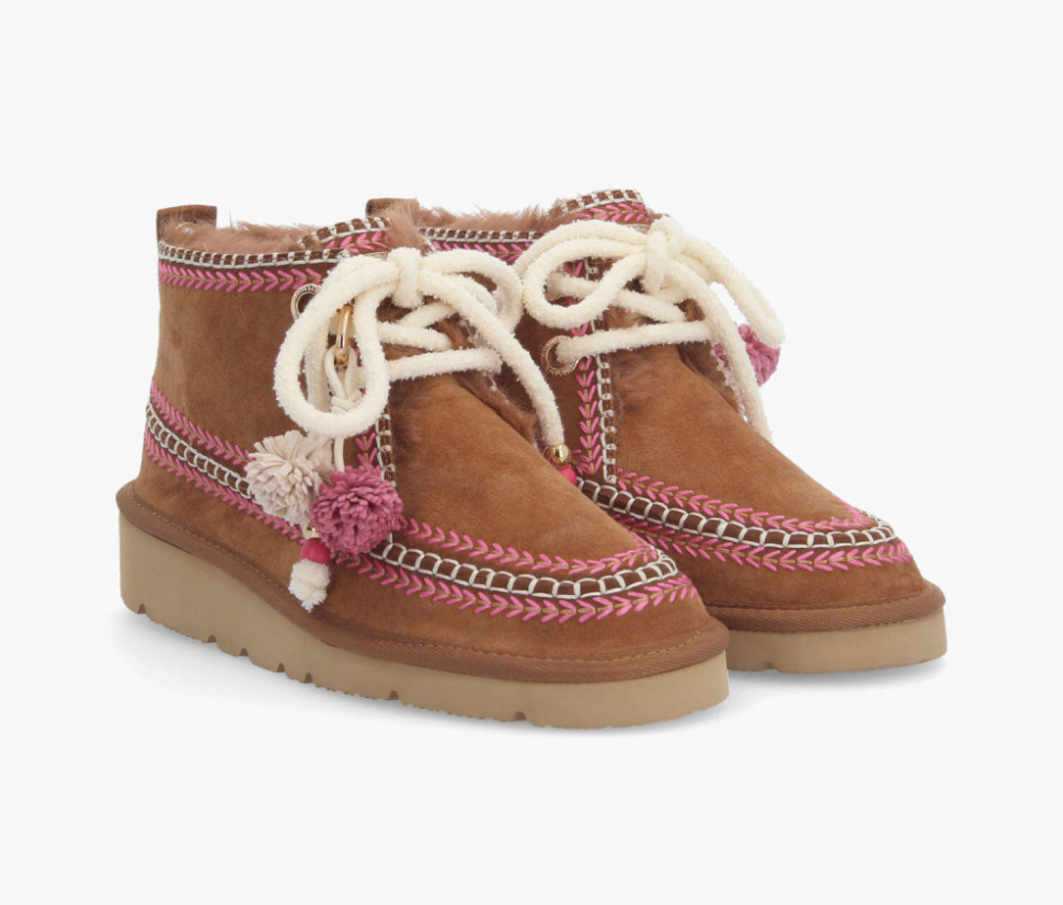 Boots Iris Desert W ARMISTICE camel – vue trois-quarts avant