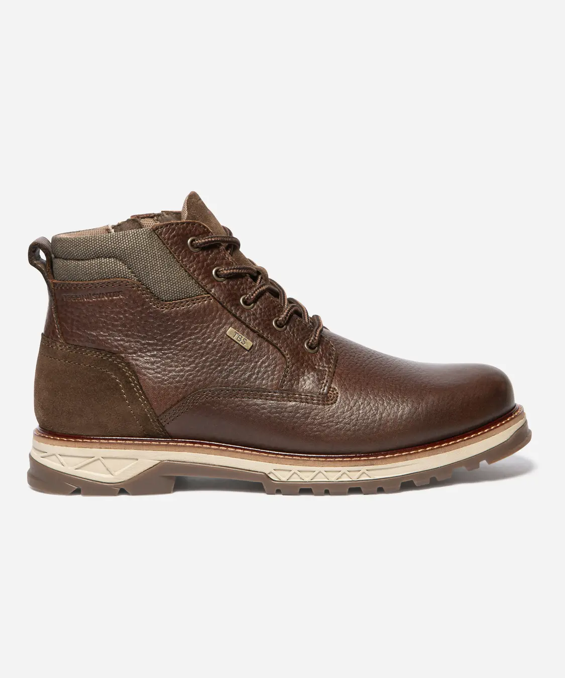 Boots Montdor en cuir - Marron - TBS HOMME