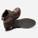 Boots Virgile en cuir - Ebene - TBS HOMME CHAUSSURE