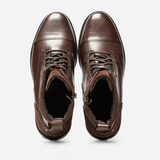Boots Virgile en cuir - Ebene - TBS HOMME CHAUSSURE