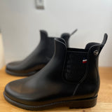 Bottines léopard Chelsea - Noires - TBS FEMME