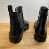 Bottines léopard Chelsea - Noires - TBS FEMME
