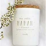 Bougie parfumée Maman d'amour - Blanc doré - MARCEL & LILY