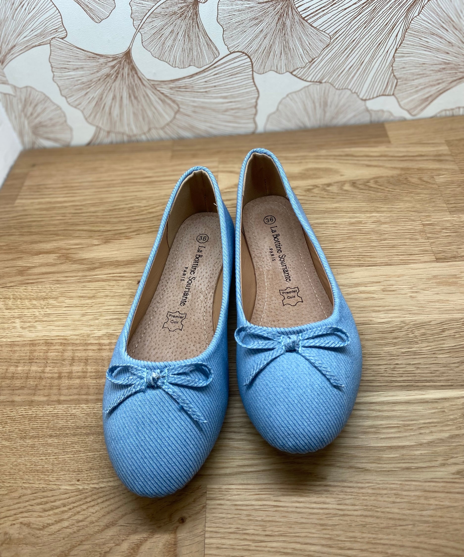Ballerine Jean - Bleu - LA BOTTINE SOURIANTE
