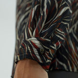 Chemise en voile imprimé zèbre - noire - IKKS