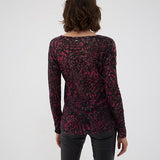 Pull col V en laine mousseuse - noir - IKKS