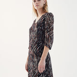 Robe courte en voile - noire - IKKS