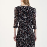 Robe courte en voile - noire - IKKS