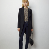Manteau col tailleur - noir - IKKS