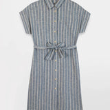 Robe chemise ceinturée à rayures Yvanarob - Regate - TBS Femme