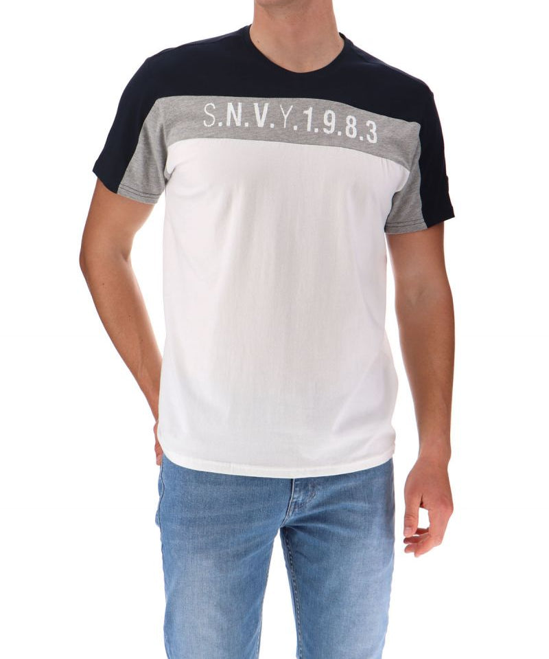 Tee shirt Caleys - blanc - sun valley homme