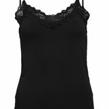 Camisole dentelle - Noir - OBJECT