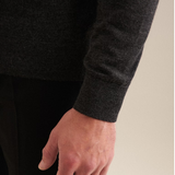 Pull tricoté homme en laine Merino - Gris anthracite - SEIDENSTICKER