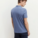 Polo à col esprit teddy - Bleu stone - IKKS MEN