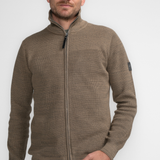 Cardigan col tricoté - Camel - PETROL INDUSTRIES