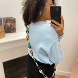 Cardigan col V en maille Viril - Nantucket Breeze - VILA