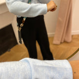 Cardigan col V en maille Viril - Nantucket Breeze - VILA