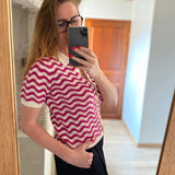 Cardigan en crochet Caro - Rose - FABIENNE CHAPOT