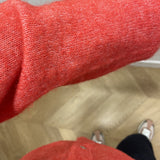 Cardigan en maille en laine d'alpaga mélangé - Poinsettia - OBJECT