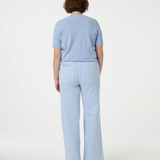 Maddy Short Sleeve Cardigan - Light Blue - FABIENNE CHAPOT