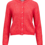 Cardigan en maille en laine d'alpaga mélangé - Poinsettia - OBJECT