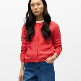 Cardigan en maille en laine d'alpaga mélangé - Poinsettia - OBJECT