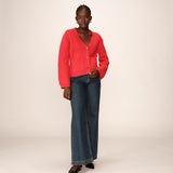 Cardigan Paolino - Rouge - GRACE & MILA