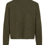 Cardigan Vigabe VILA kaki Forest Night en maille – vue de dos