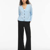Cardigan col V en maille Viril - Nantucket Breeze - VILA
