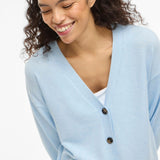 Cardigan col V en maille Viril - Nantucket Breeze - VILA