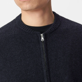 Cardigan zippé Teddy - Marine - IKKS MEN